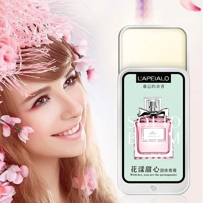 Woman Body Pheromone Perfume Solid Balm Long Lasting Fragranc Light Fragranc Portable Solid Perfume Balm view 4