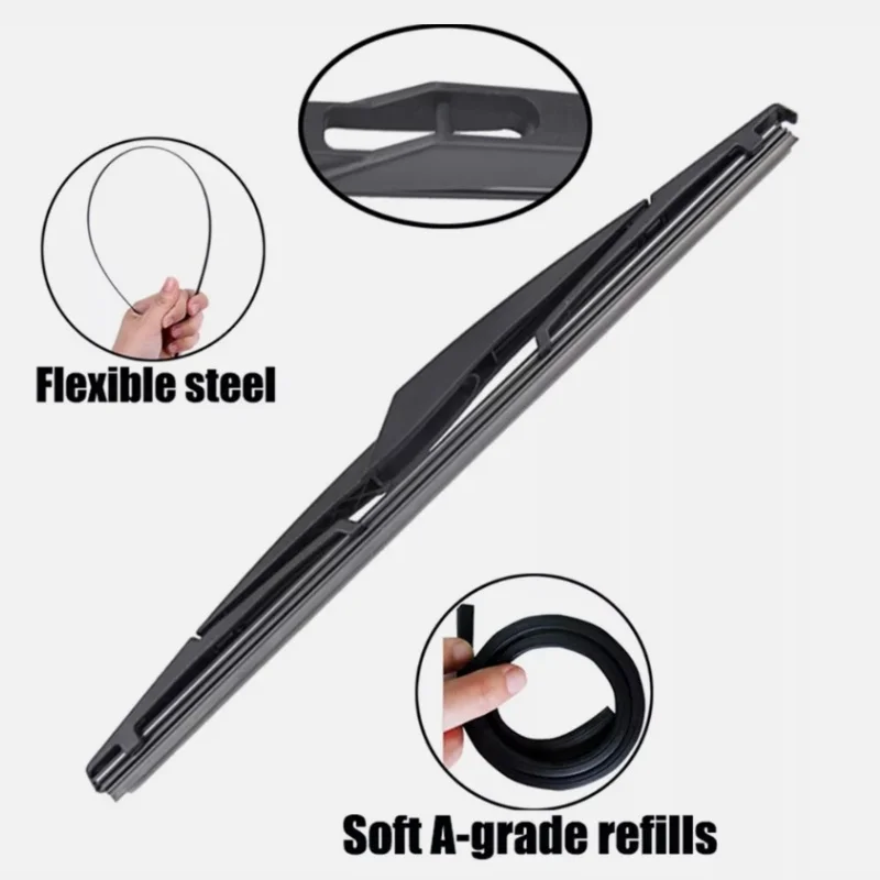 12 inch Rear Window Windshield Wiper Arm Blade Fit for Nissan Qashqai +2 Dualis J10 2006 2007 2008 2009 2010 2011 2012 2013