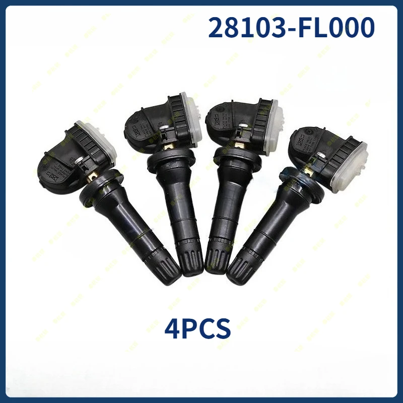 28103-FL000 4PCS Tire Pressure Monitoring Sensor For Subaru Ascent Forester Impreza Legacy Outback Wrx XV TPMS 433MHZ