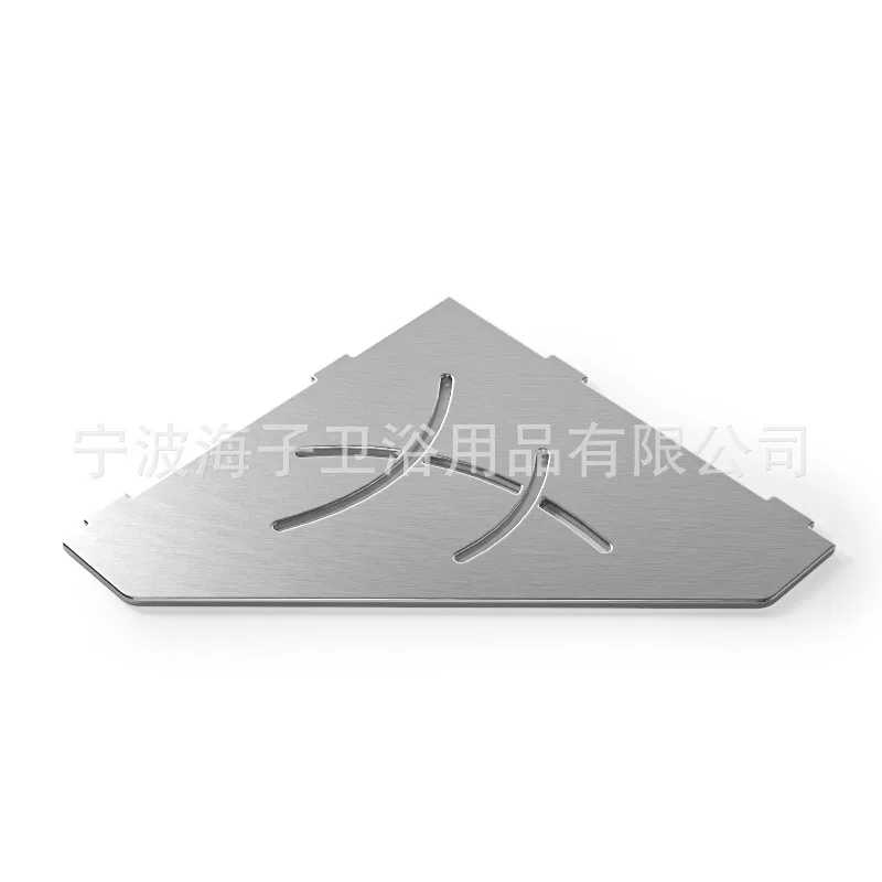 304 stainless steel, shelf, corner frame, toilet corner storage, embedded installation, no punching