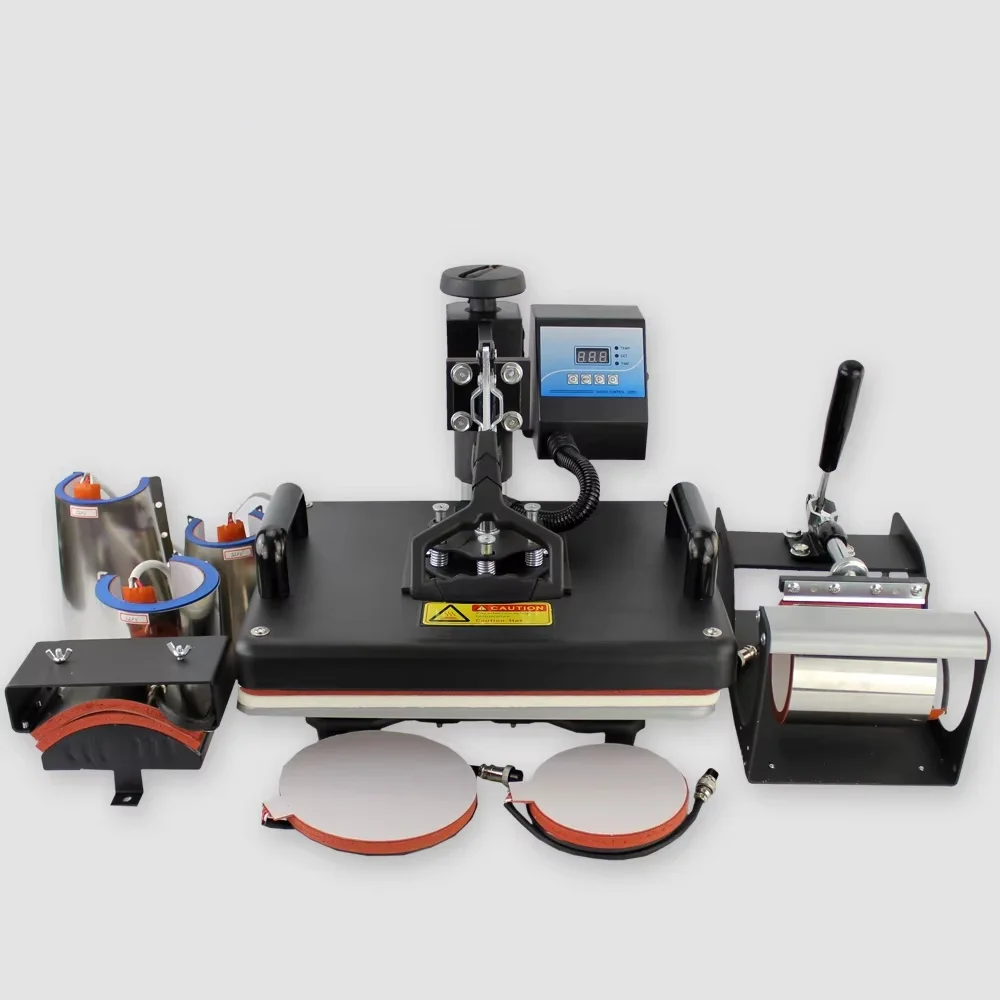 

Cost Effectively Thermal Heat Price Machine 8 in 1 for T-shirt