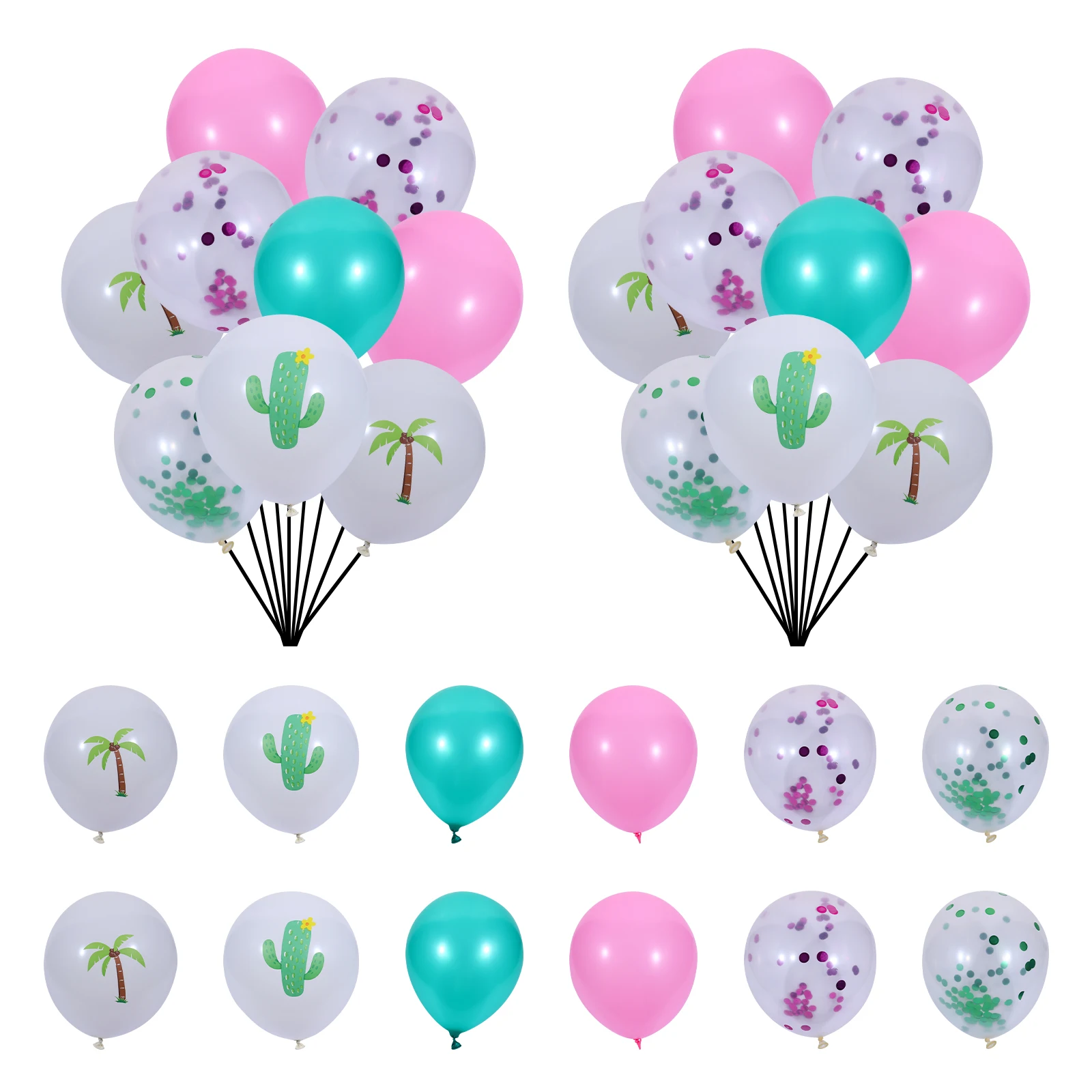 

60 pcs Latex Balloons Party Decorations Wedding Photos Balloon Set Memorable Festive Beautiful Party Balloon Atmosphere