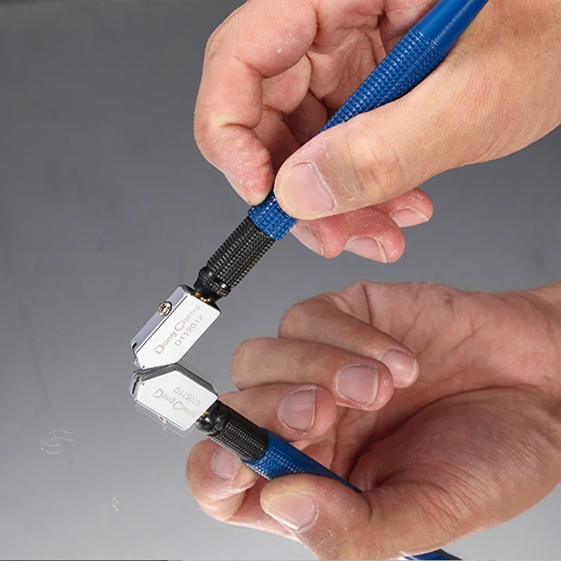 1 قطعة 175 مللي متر قاطع الزجاج الماسي مع مقبض مضاد للانزلاق أداة قطع الزيت لقطع الزجاج والماس