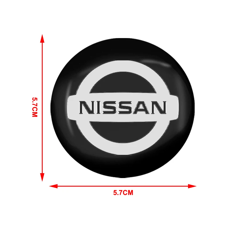 4pcs 56mm Car Wheel Center Hub Caps Cover Rim Exterior Decals Stickers Badge For Nissan Nismo Tiida Teana GTR 350Z 370Z 240SX