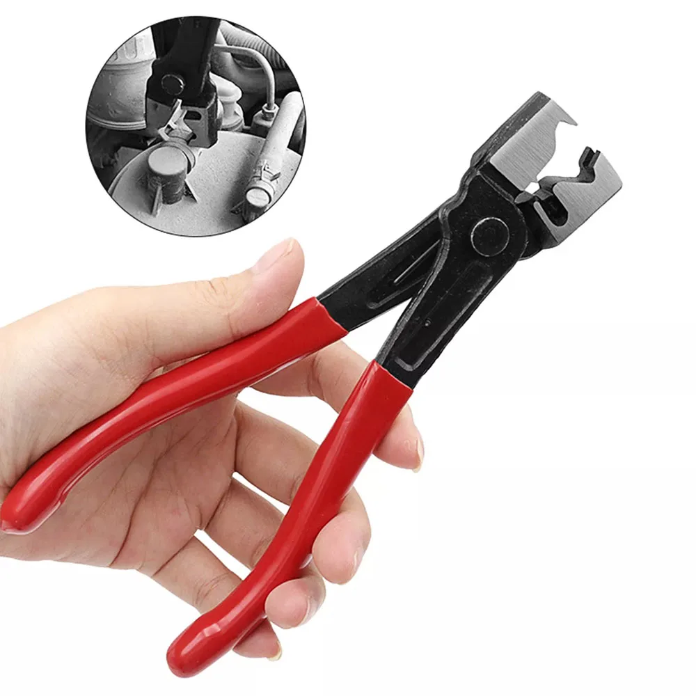 Professional Clicr-R Type Hose Clip Plier Practical Metal Collar Clamp CV Boot Swivel Tool Automotive Repairs Hand Tools Red