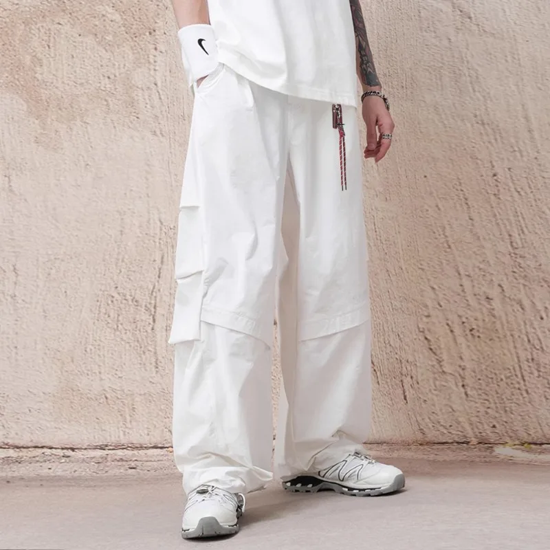 OR FL Fun Stars Pendant Baggy Staraight 100 Cotton Women Cargo Trousers Trendy Brand Deconstruction  Slacks Women's Y2k Pants