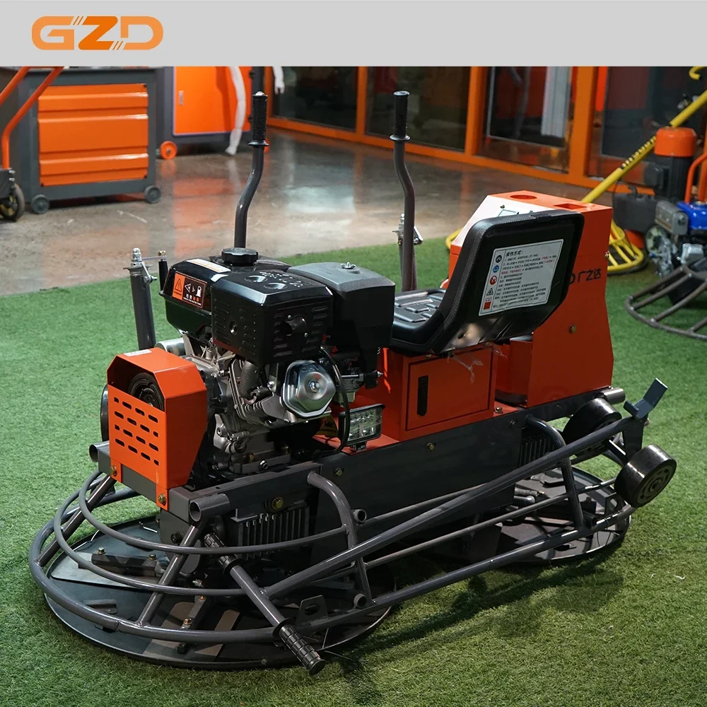 TLF Concrete Slab Finishing Ride on Power Troffel Machine Heavy Cement Smoothing Road Machine