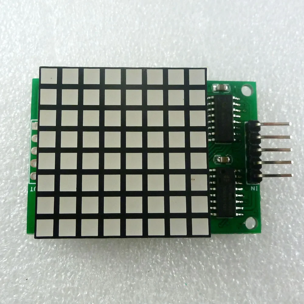 8x DM11A88 8 Square Matrix Red LED Display Module with 74hc595 Drive for Arduino, Raspberry Pi