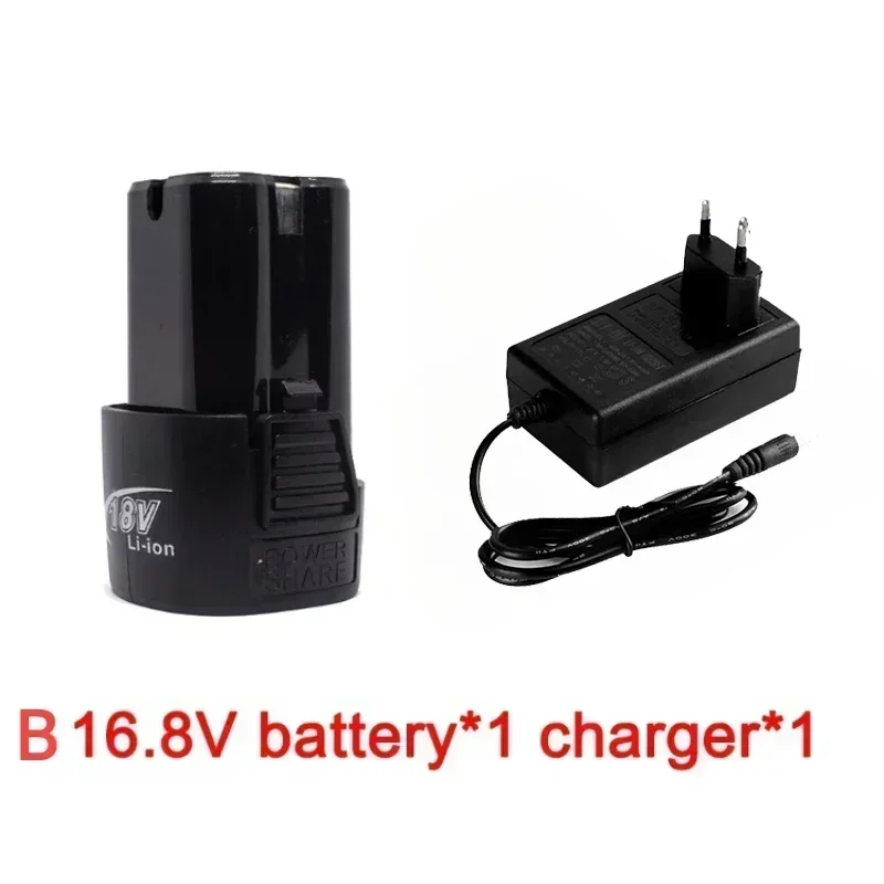 16.8V 6000mAh Universal Rechargeable Lithium Ion Battery for Electric Drill Electric Screwdriver Power Tools Spare Battery