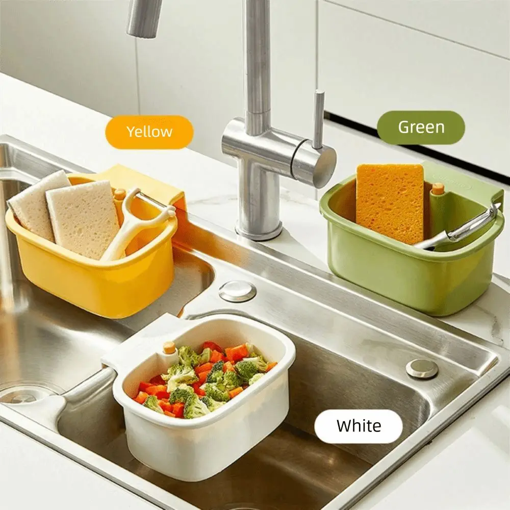 

Подвесной сетчатый фильтр для раковины 2 в 1, быстро сливной самоочищающийся кухонный фильтр для мусора, креативная открывающаяся нижняя крышка