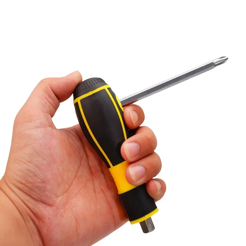 Screwdriver Hand Tool, Dual Purpose Screwdriver, Replaceable Screwdriver