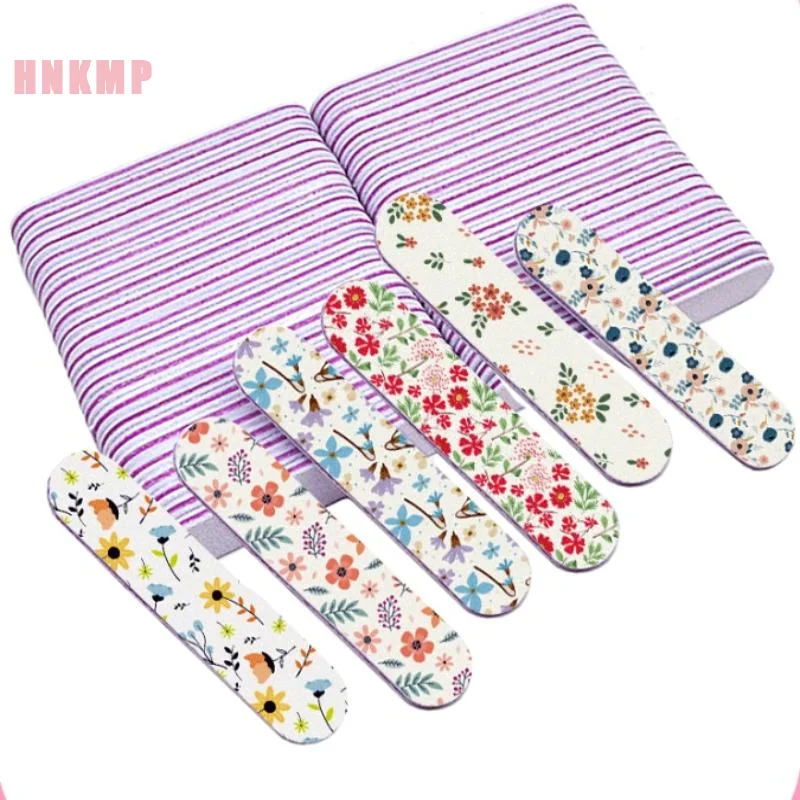20 Pcs Double Sided Nail File Set Nail Art Tool Kit For Home Salon Use Disposable Emery Board Efficient Nail Filing