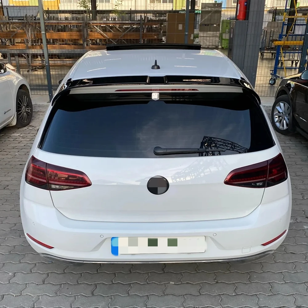 Per VW Golf MK 7 7.5 GTI GTR Oettinger Spoiler 2013-2019 ali posteriori per Auto Spoiler a vento fisso ala posteriore accessori per la decorazione automatica