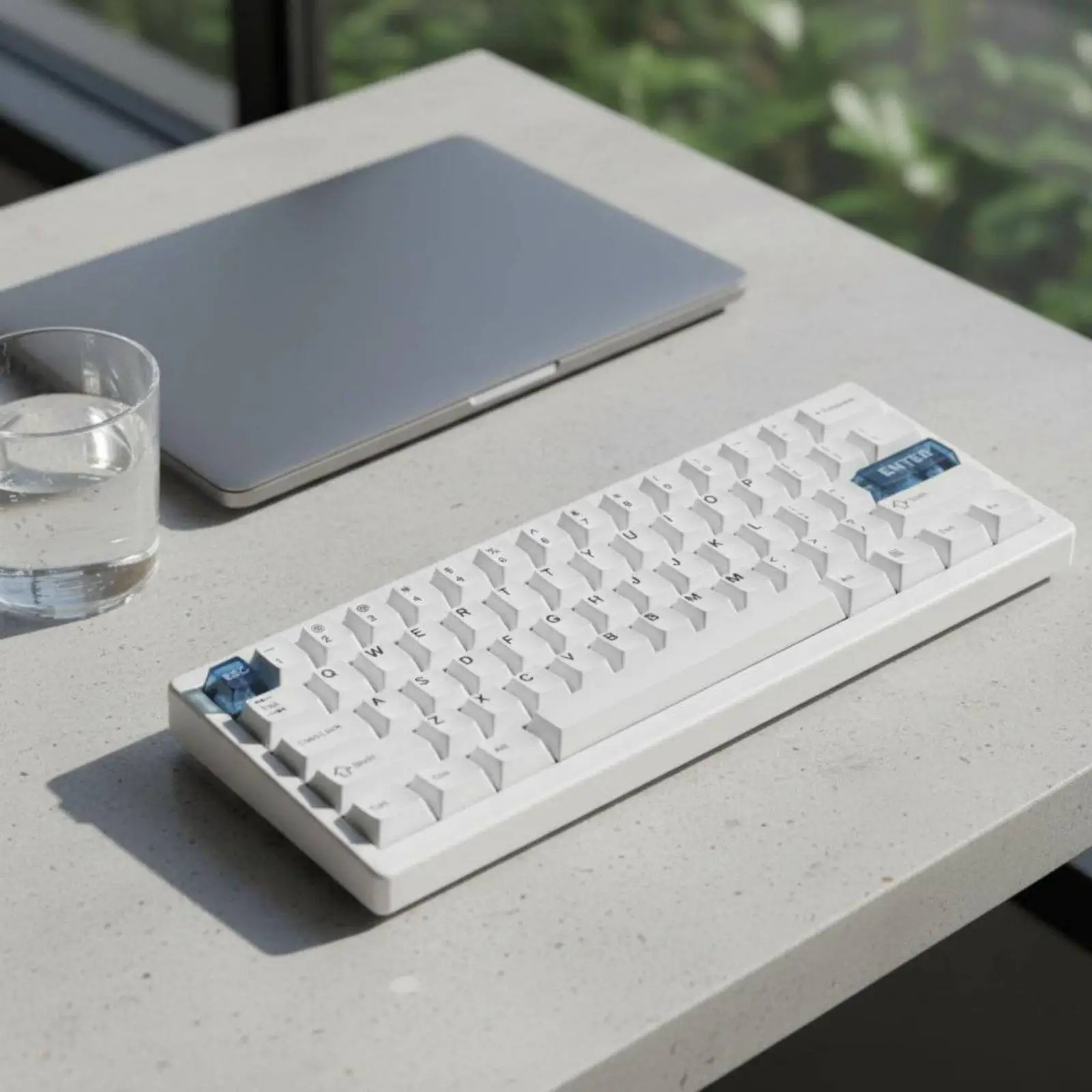 60% Mechanical Keyboard Three-Mode Keyboard RGB Backlit Computer Peripheral for