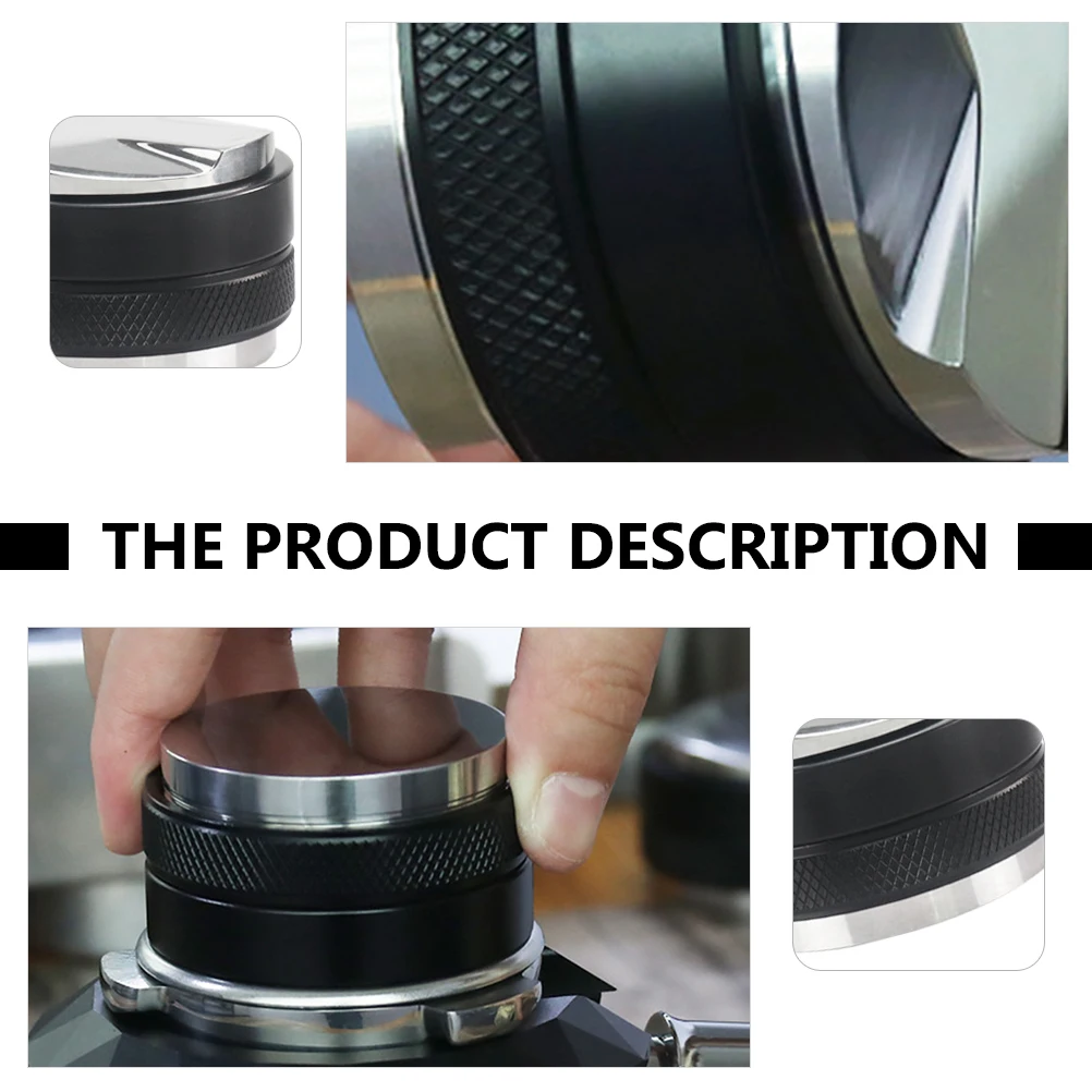 

Coffee Distributor Anti-slip Espresso Tamper Pressing Tool Hammer Professional Stainless Steel Accessories Dosing Funnel