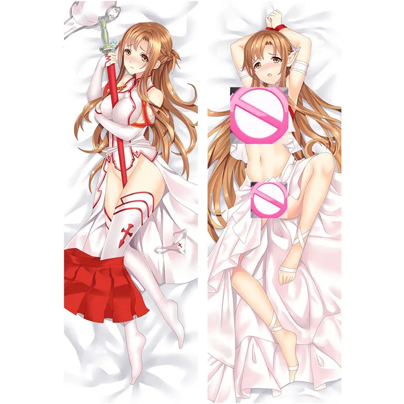 

Hot Anime Game Sword Art Online Asuna Yuuki Dakimakura Case Kousaka kirino Sexy Body Hugging Pillow Covers Otaku Brithday Gifts