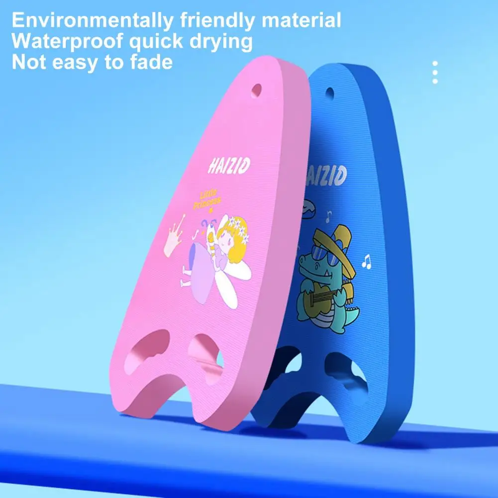 Kickboard per nuoto per bambini Aiuto per l'allenamento del nuoto con fori per corrimano Tavola da nuoto per cartoni animati per feste estive in piscina