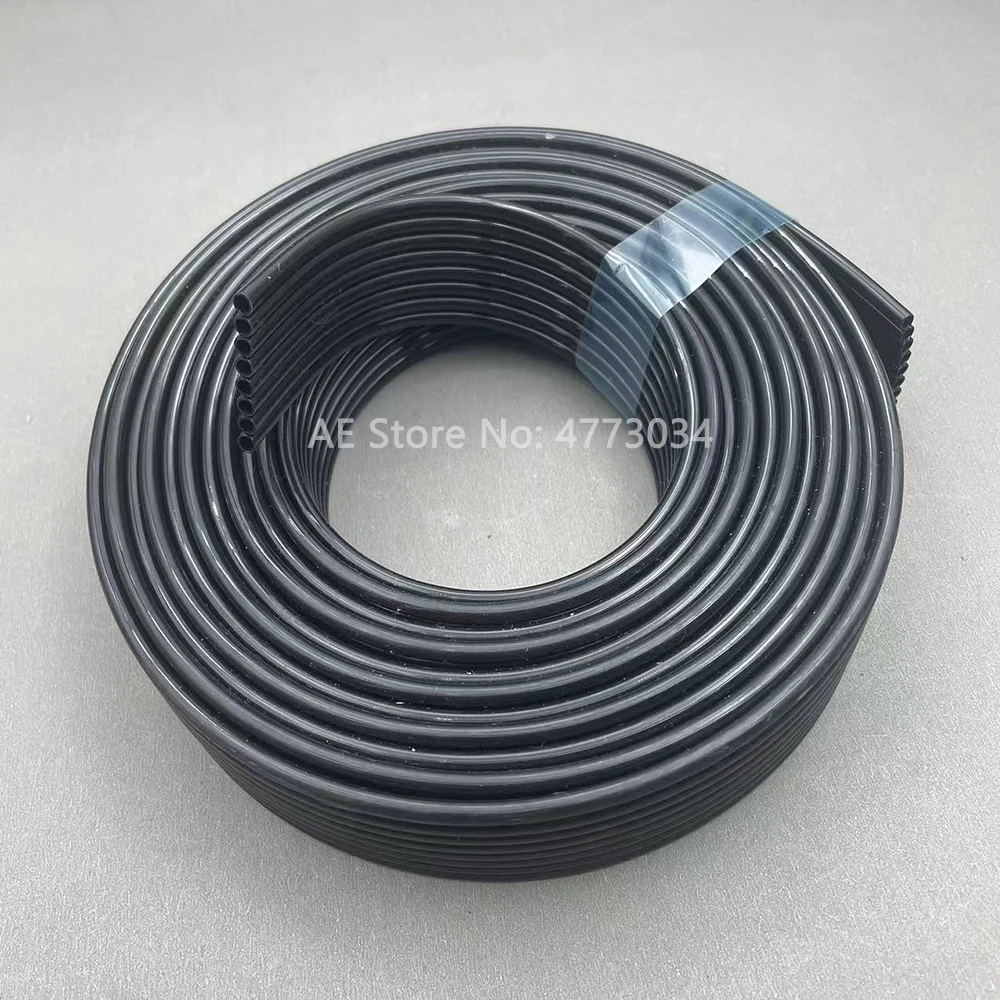 5M 8 lines eight ways transparen ink tube for large format inkjet solvent water printer ink pipe hose 3*2mm 4*3mm 5*3mm 6*4mm