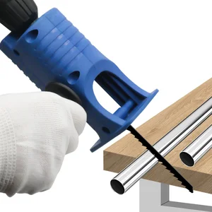 Modified electrical tool of the helical saw curve, portable electric drill of the alternative saw adapter for the wooden pvc steel pipe cutting 11 Main Sales Serra Tico Eletrica - №5