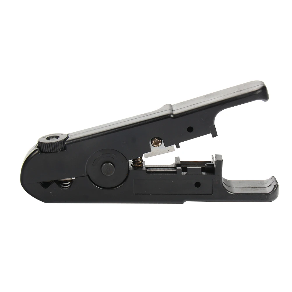 

Multi Functional Cable Pliers Line Stripping Tool Adjustable Rotating Compass Built-In Spring Easy