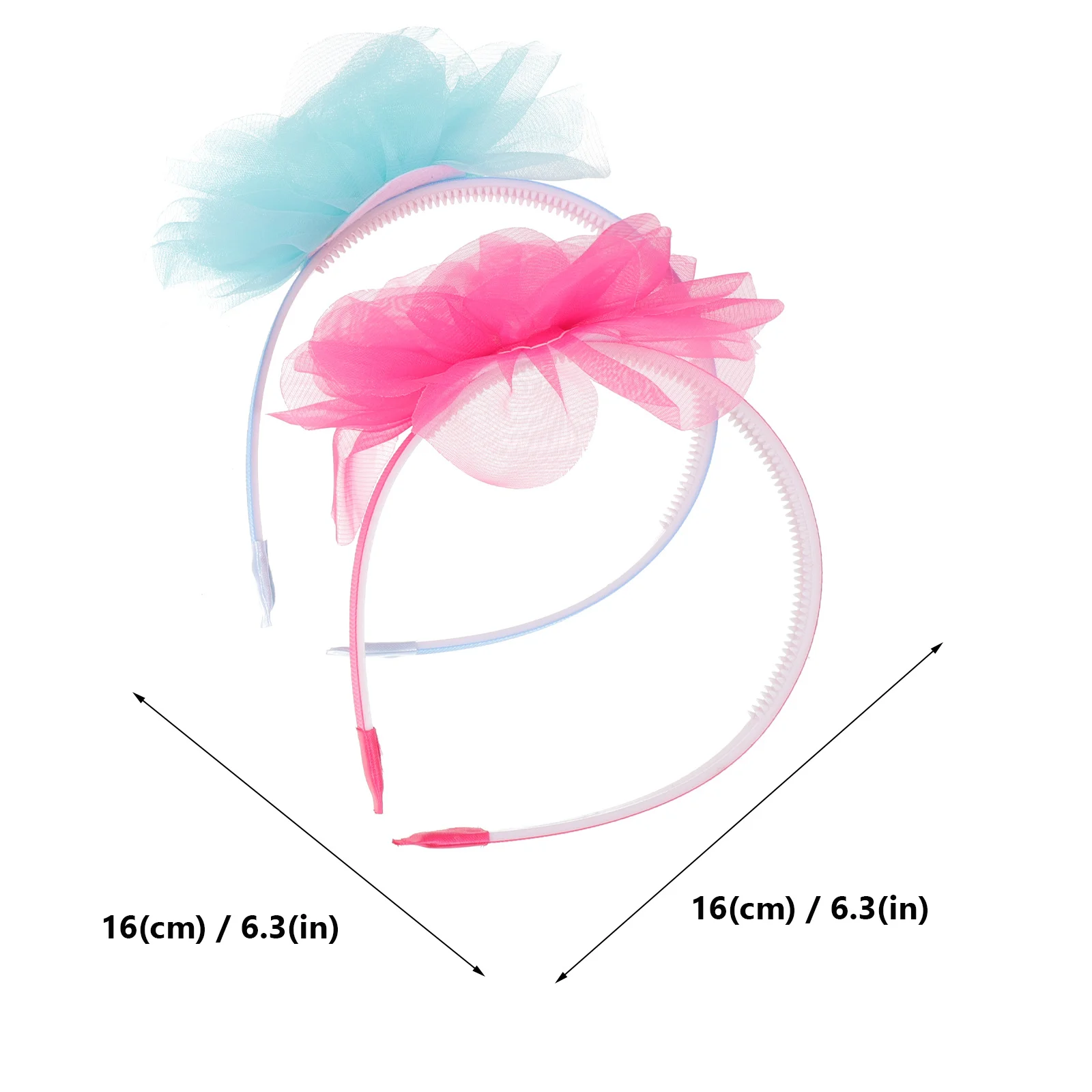 

4Pcs Large Flower Hair Decor Adorable Headdress for Children Party Girls Cosplay Talent Shower Events