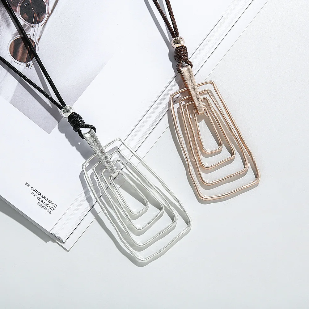DIY accessories Sweater chain exclusive for popular alloy women's necklace niche design women's jewelry pendant long chain neckl