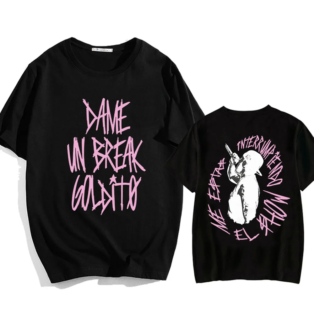 Jhayco VIDA ROCKSTAR تي شيرت الجولة الرقبة عادية الرجال والنساء تي شيرت تيشيرت صيفي kamas De Hombre