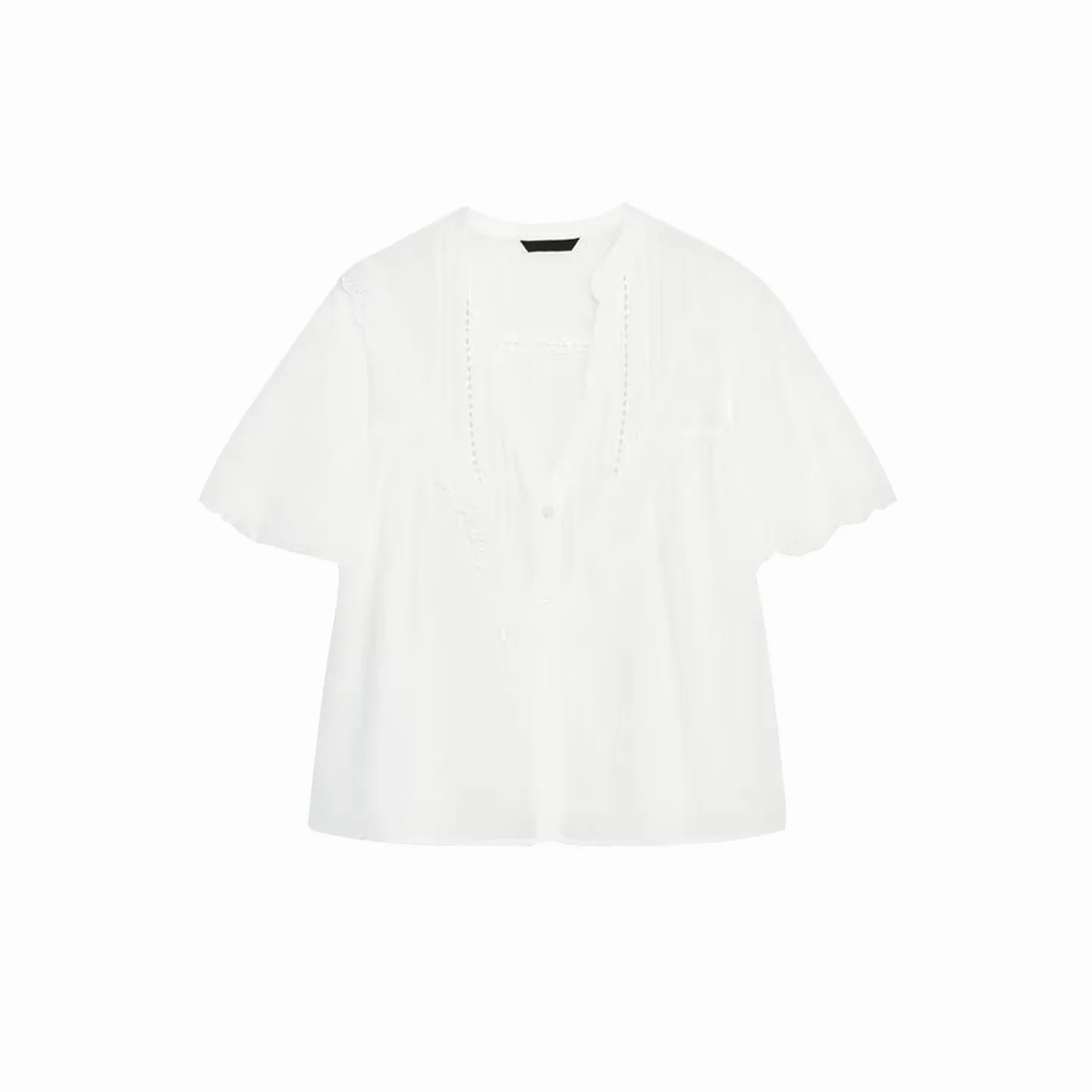 Faionable Lantern Sve Cover up da donna irt Versatile Sle Summer 2025 Fibra di poliestere traspirante e delicata sulla pelle