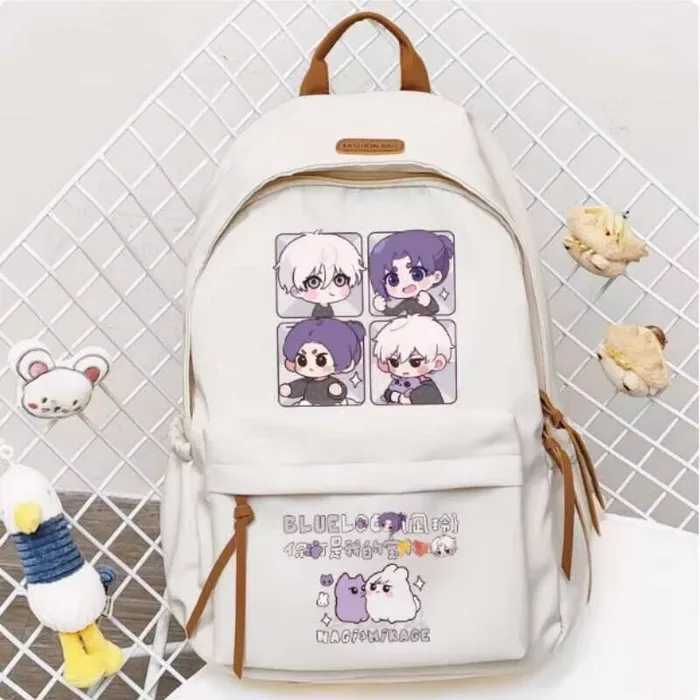 

Mikage Reo BLUE LOCK Nagi Seishiro Schoolbag Backpack High-Capacity Shoulder Bag Cosplay Student Teenager Gift B1803 Anime