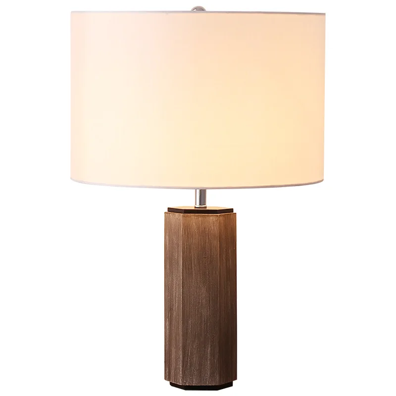 

Creative American country retro solid wood living room study bedroom bedside