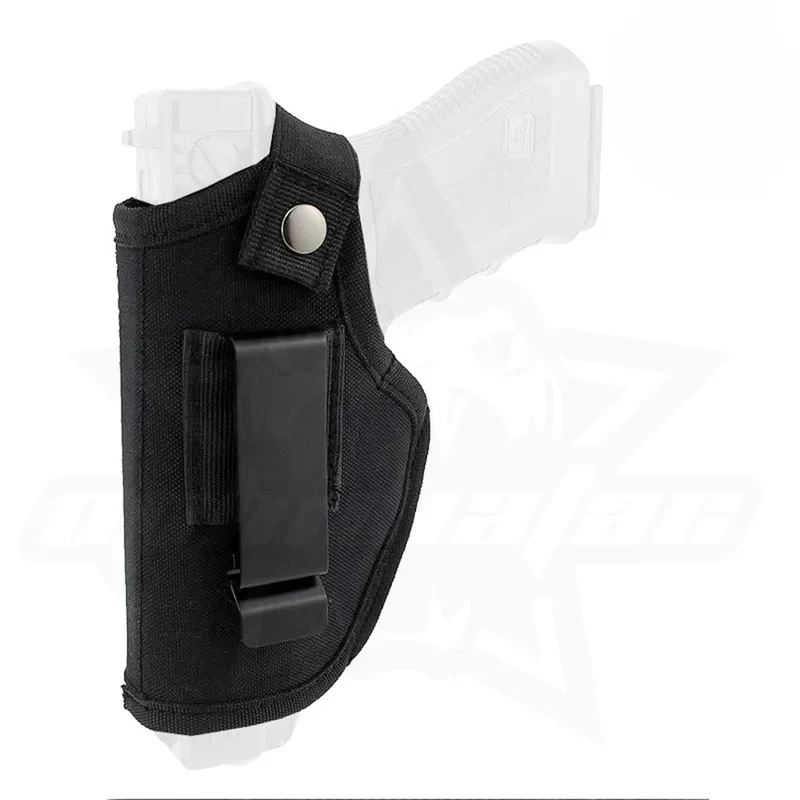 1-6pcs Universal Gun Holster Concealed Carry Holsters Belt Metal Clip IWB OWB Holster Airsoft Gun Bag For All Size Handguns view 6