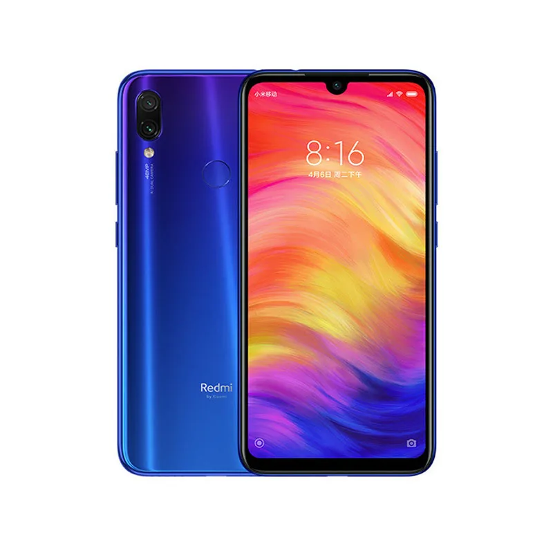 Global firmware Xiaomi Redmi Note 7 6G 64G Cellphone Original Smartphone Snapdragon 660 Posterior fingerprint used phone