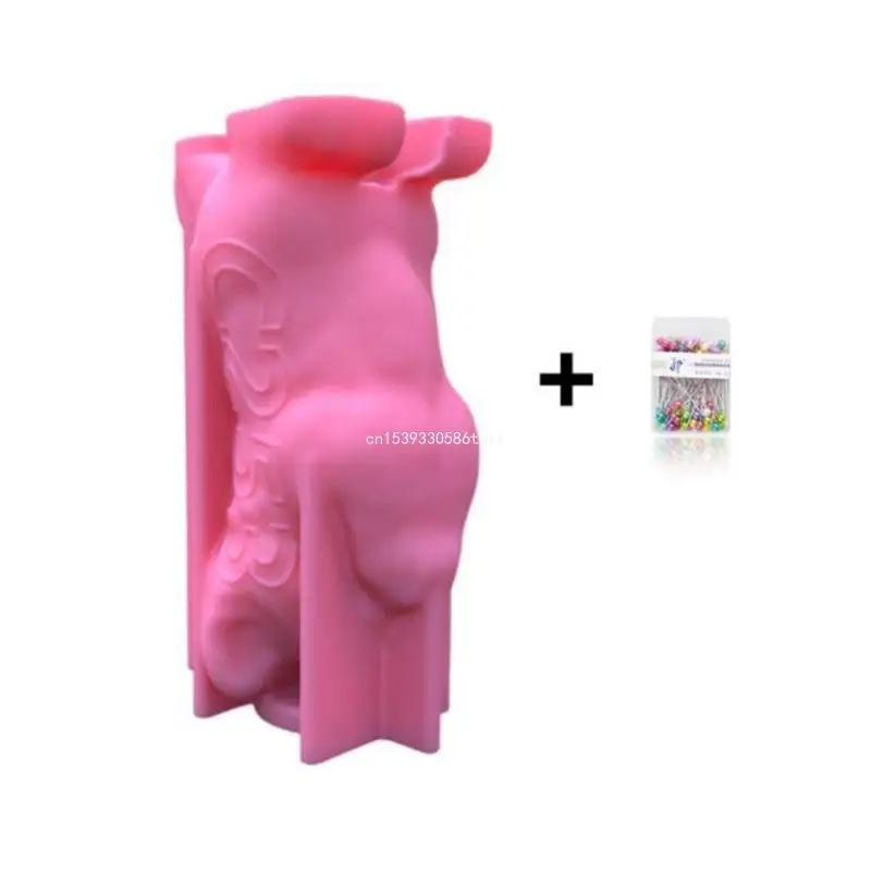 

Силиконовая форма для стоящего кота, силиконовая форма для ароматических свечей, украшения для дома, глина, Прямая поставка