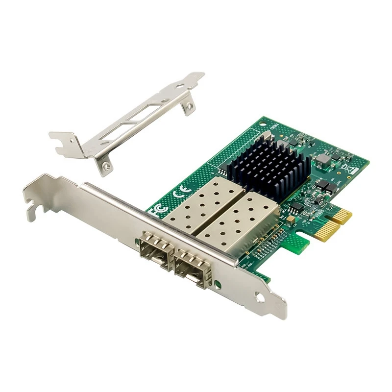 82576 Network Card, Pci Express X Gen 2.1, 2.5Gt/S Dual Optical Port Gigabit Fiber Lc Adapter Card