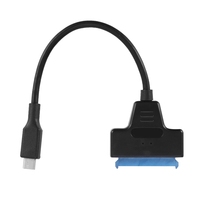 10Gbps Type C Usb 3.1 To Sata Iii Hdd Ssd Hard Drive Adapter Cable For 2.5 Inch Sata Drive Support Usap 20Cm Length