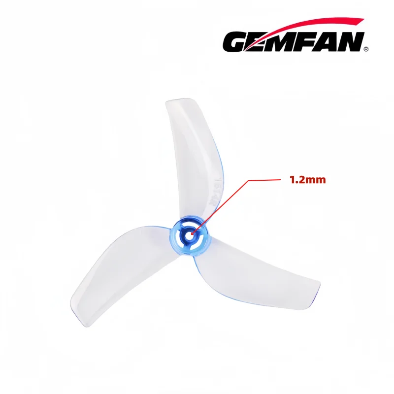Afbeelding 5: 4pairs Qianfeng 1614-3 tiny propellerblad, tinywhoop flight design FPV drone propellerblad 1.0/1.2/1.5mm diafragma