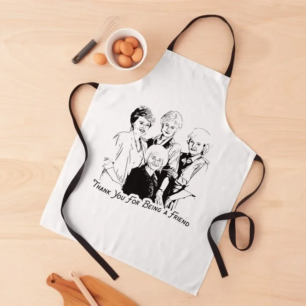 

The Golden Girls Apron Korean For Man Haircut Apron