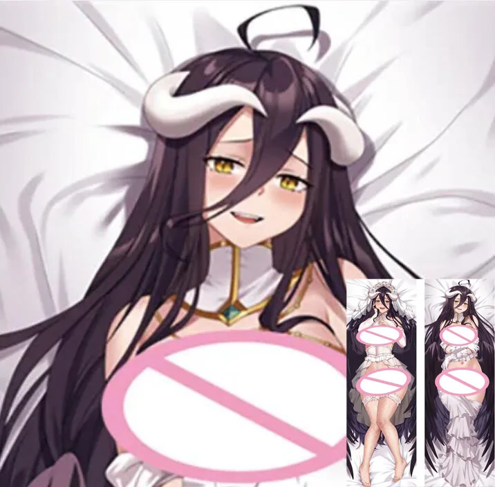 

Наволочка для подушки Dakimakura Futa Albedo с аниме, двусторонняя наволочка с принтом в натуральную величину, подарки