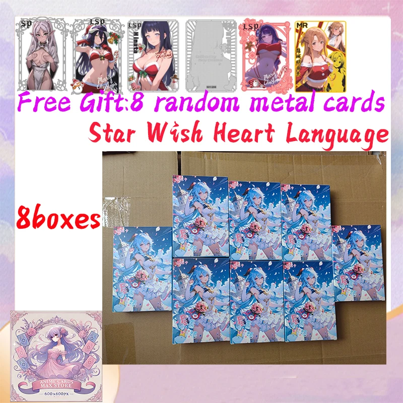 

2025 Newest Star Wish Heart Language A6 Size Goddess Story Collection Card Waifu Swimsuit CCG ACG TCG World Trading Hobbies Gift