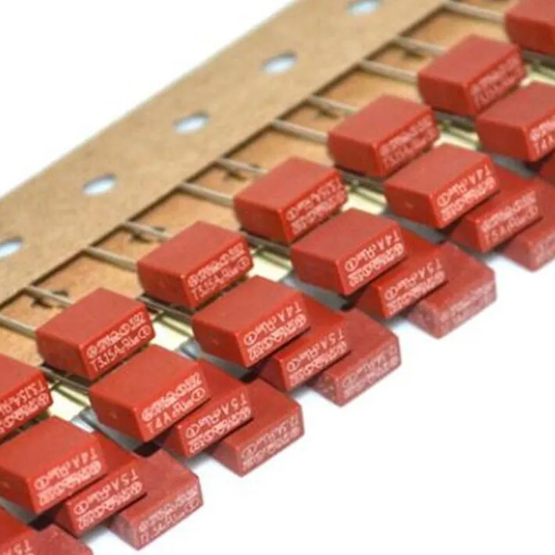 50pcs Square Plastic Fuse 2A 1A 3.15A 4A 5A 6.3A 250V LCD TV Power Board Commonly Used Fuses Slow Blow Fuse