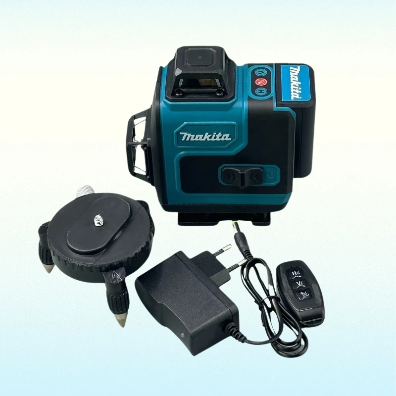 Imagem -04 - Makita Original de Alta Precisão 16 Linhas 360 Horizontal Vertical Nível Cruzado Luz Verde Laser de Alta Precisão Montado na Parede