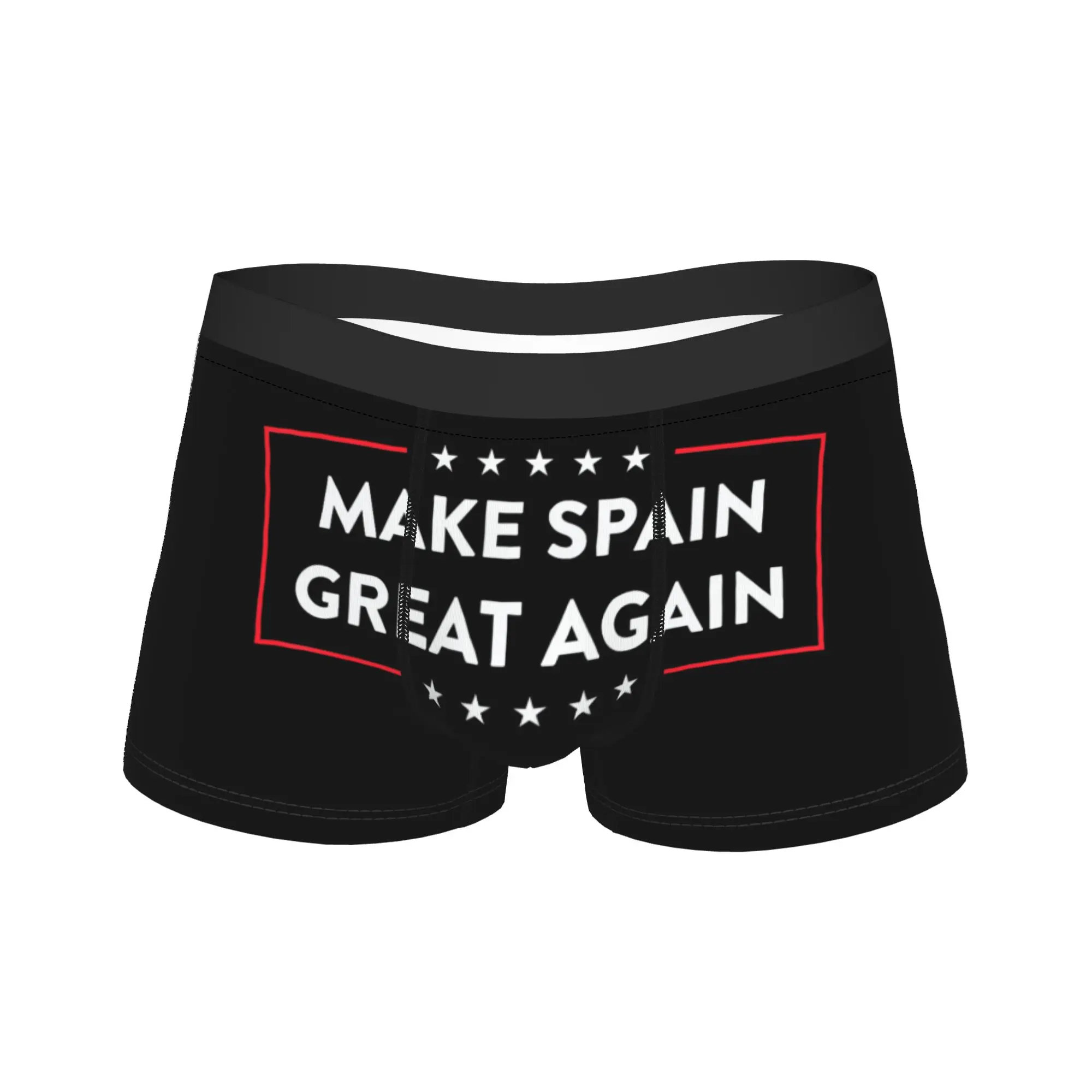 Make Spain Great Again  Merch Boxers Shorts Funny Underwear  Boxer Briefs Gag Gifts For Men