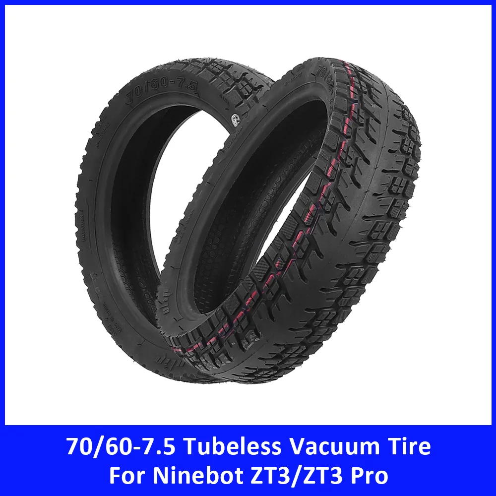 

70/60-7.5 Tubeless Vacuum Tire for Segway Ninebot ZT3 ZT3 Pro Electric Scooter Accessories Off-road Tire Wheel Replacement Parts