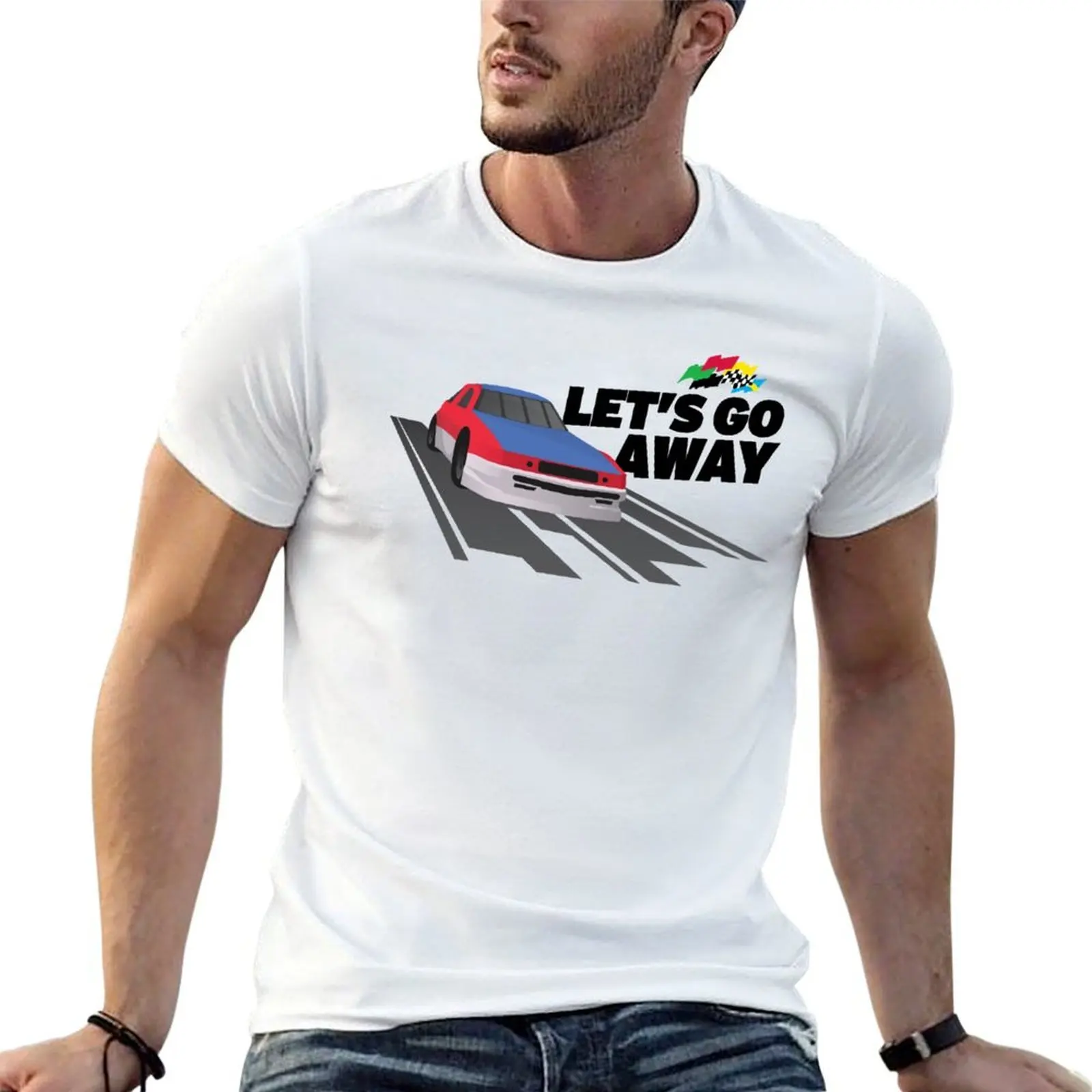 

Let's Go Away - Black T-Shirt t shirts designer anime tshirt T-Shirt