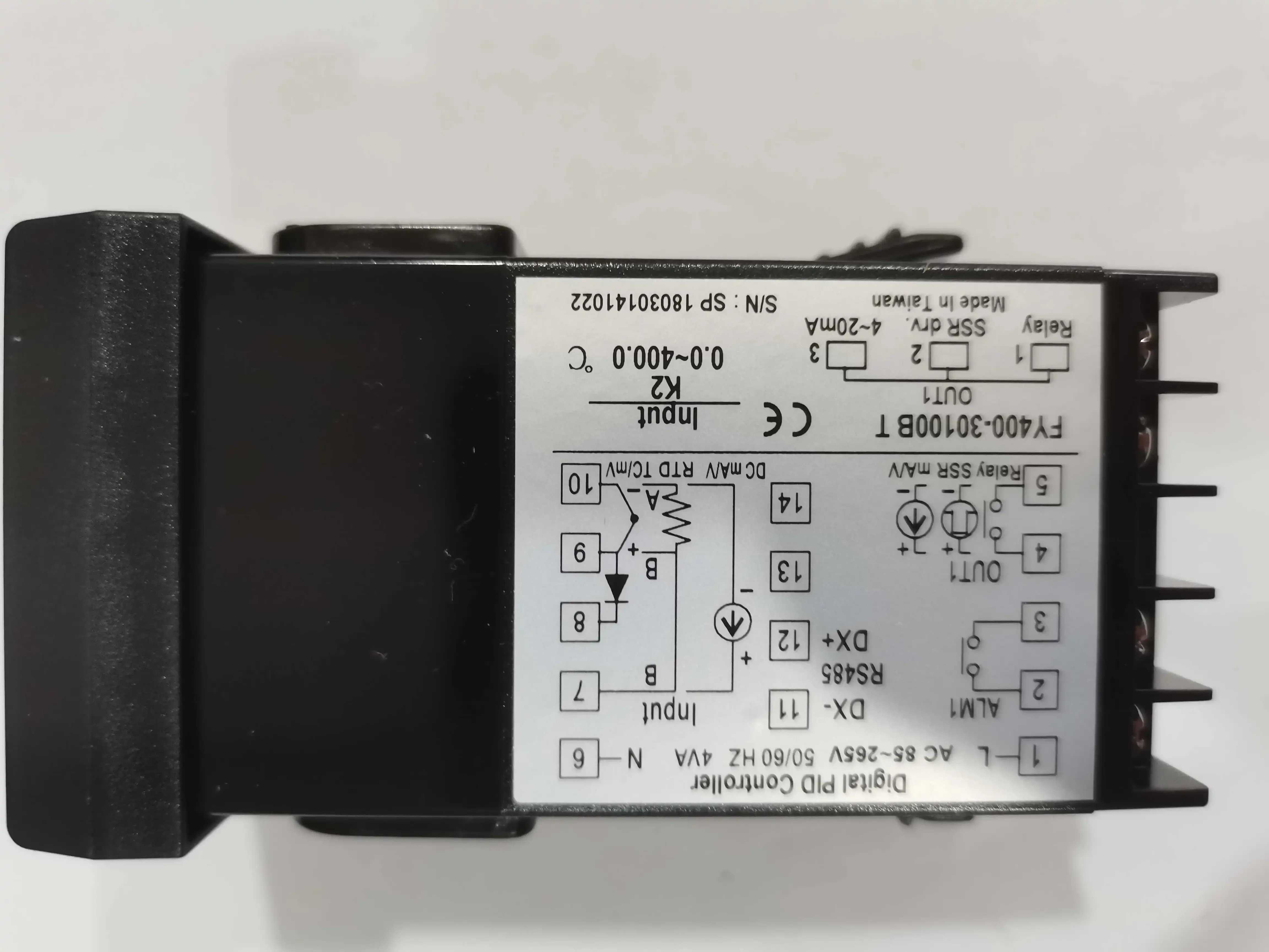 Taiwan Taiwan Taiwan Instrument TAIE Temperature Controller FY400-10100B FY400-20100B FY400-30100B Communication