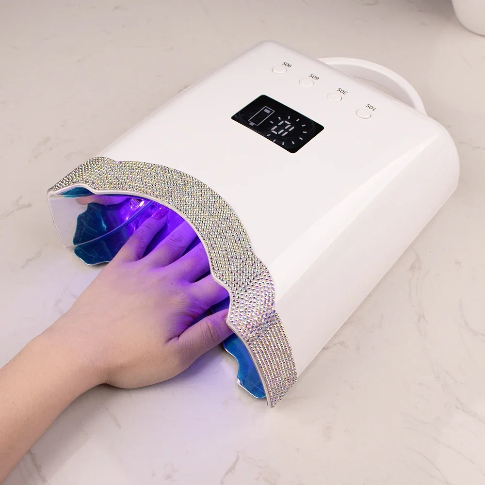 Professional 78W uv Led Lamp Gel Polish Rechargeable Curing Nail Dryer Cordless Sun UV Nail Lamp