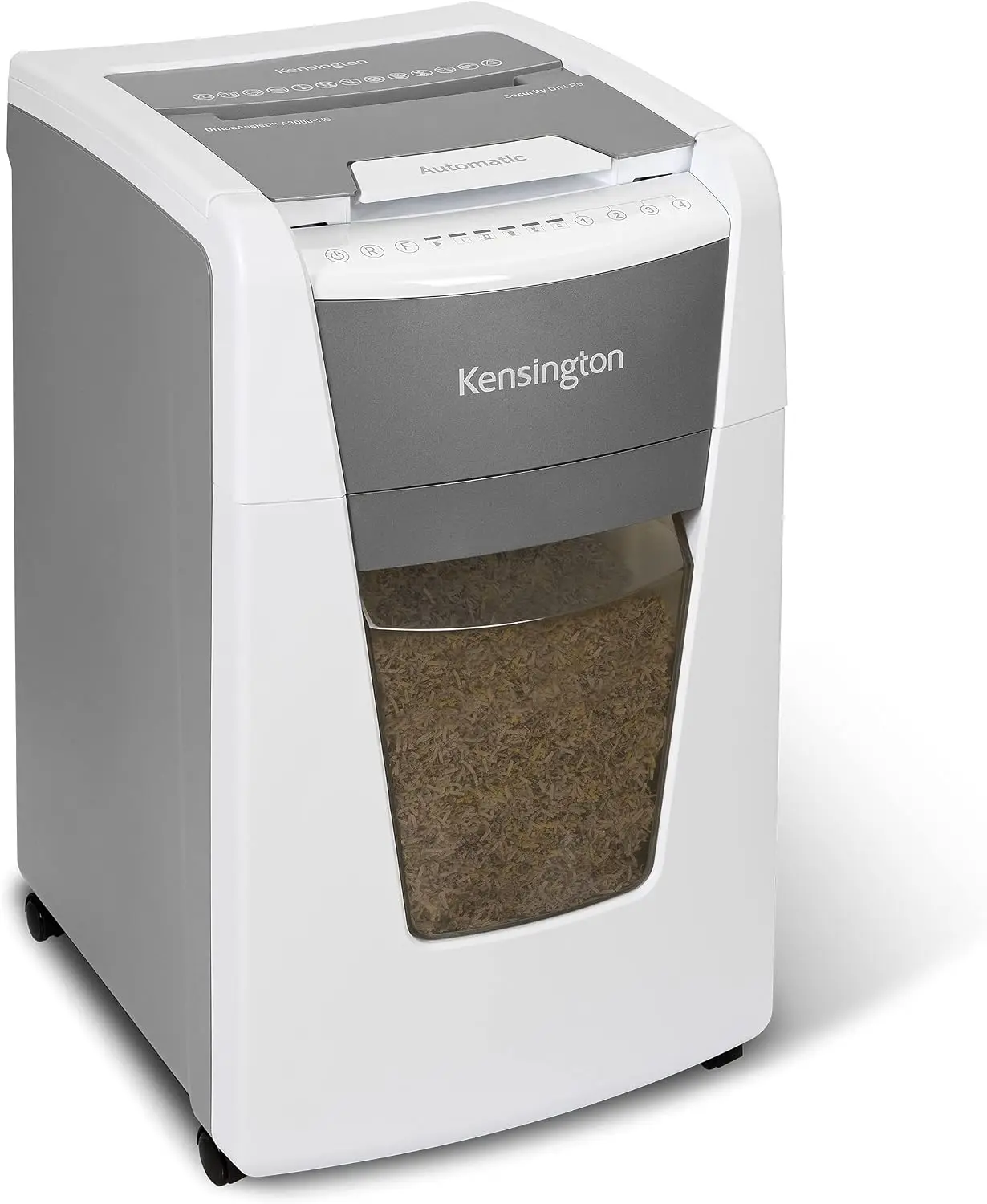 Heavy-Duty Micro Cut Paper Shredder with 300-Sheet Auto-Feed, Anti-Jam Design, and 15.8-Gallon Pullout Bin