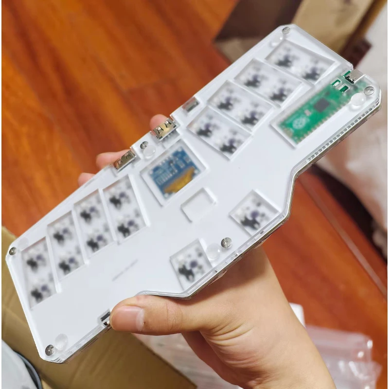 For MCStudio Fighting Keyboard Customization Ergonomic Layout MIXBOX for Street Fighter King Steam Game Keyboard Accessories