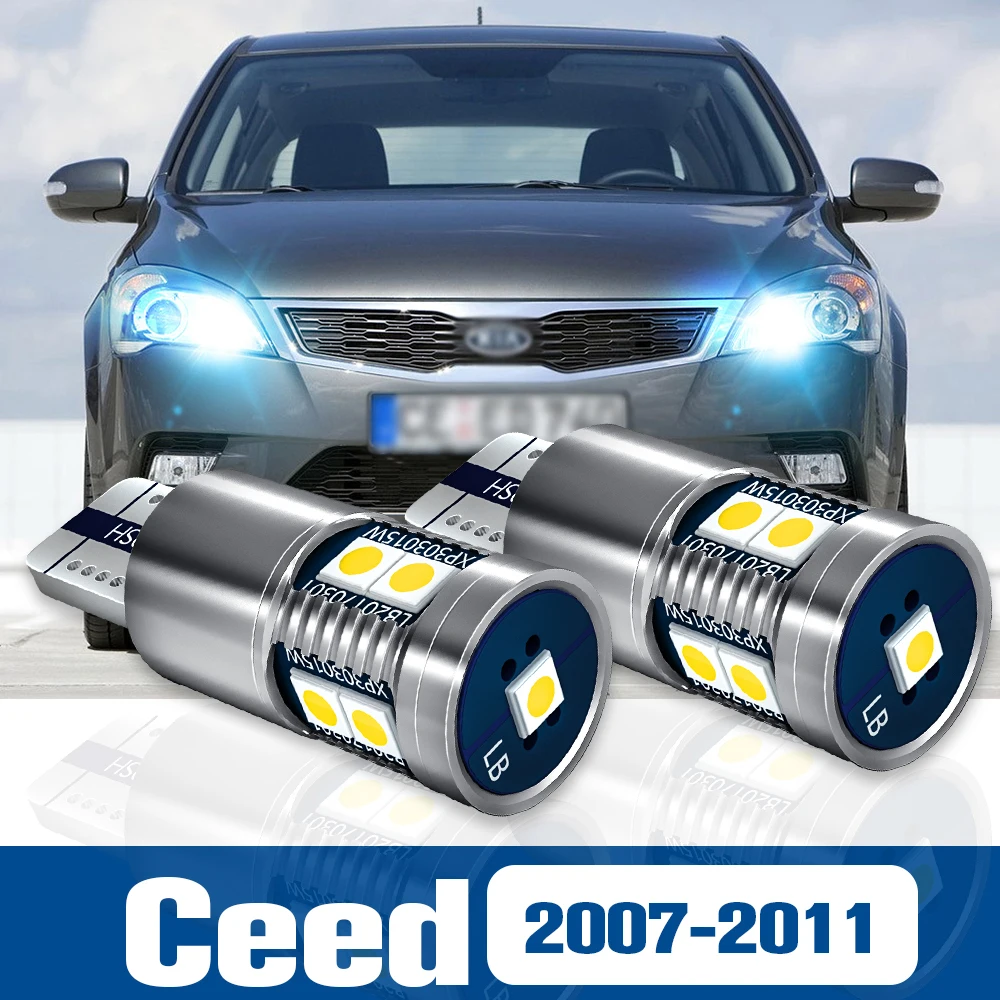 

2pcs LED Clearance Light Bulb Parking Lamp Accessories Canbus For Kia Ceed 2007 2008 2009 2010 2011