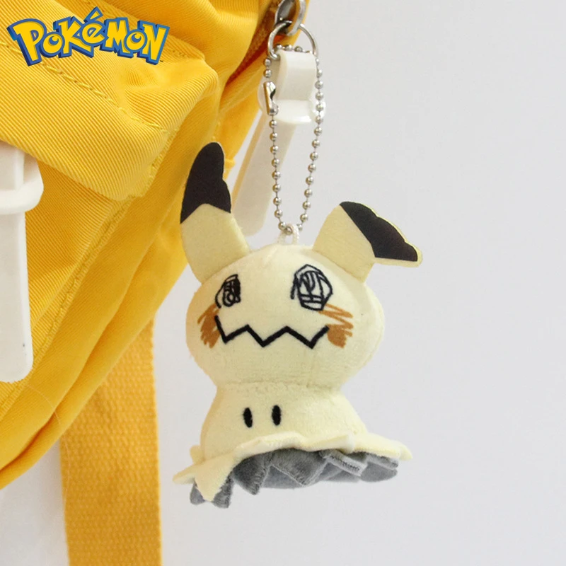 Pokemon Q-Version Mimikyu Cos Sylveon Umbreon Eevee Plüschtiere Schlüsselanhänger Snom ‌ ‌ Pyukumuku ‌ ‌ Zoroark Plüschpuppen Anhänger für Kinder – Detail 3